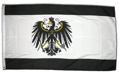 Flagge Preußen - 90 x 150 cm von Flaggenfritze