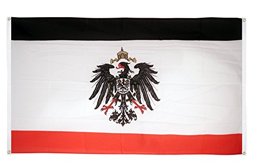 Flaggenfritze® Flagge Deutsches Kaiserreich 1871-1918 - 90 x 150 cm von Flaggenfritze