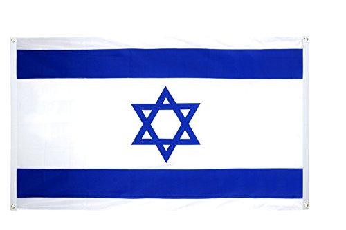 Flaggenfritze® Balkonflagge Israel von Flaggenfritze