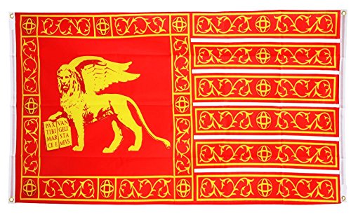 Flaggenfritze® Balkonflagge Italien Venedig Republik 697-1797 - 90 x 150 cm von Flaggenfritze