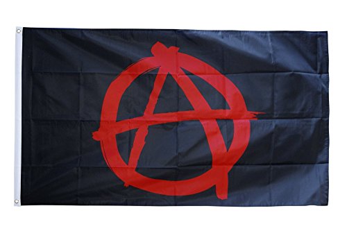 Flaggenfritze Fahne/Flagge Anarchy Anarchie rot + gratis Sticker Flaggenfritze Fahne/Flagge Anarchy Anarchie rot + gratis Sticker von Flaggenfritze