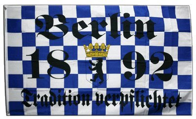 Flaggenfritze Fahne/Flagge Berlin 1892 Tradition verpflichtet + gratis Sticker Flaggenfritze Fahne/Flagge Berlin 1892 Tradition verpflichtet + gratis Sticker von Flaggenfritze