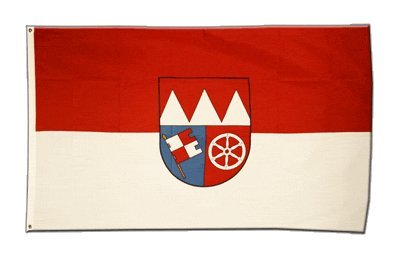Flaggenfritze Fahne/Flagge Deutschland Unterfranken + gratis Sticker von Flaggenfritze