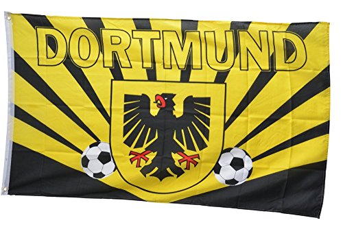 Flaggenfritze Fahne/Flagge Dortmund Strahlen + gratis Sticker Flaggenfritze Fahne/Flagge Dortmund Strahlen + gratis Sticker von Flaggenfritze