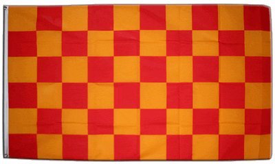 Flaggenfritze Fahne/Flagge Karo Rot-Gelb + gratis Sticker Flaggenfritze Fahne/Flagge Karo Rot-Gelb + gratis Sticker von Flaggenfritze