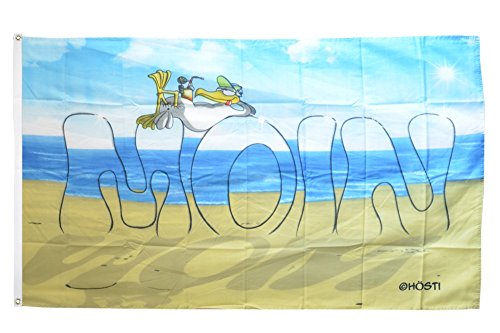 Flaggenfritze Fahne/Flagge Moin Sandstrand + gratis Sticker Flaggenfritze Fahne/Flagge Moin Sandstrand + gratis Sticker von Flaggenfritze