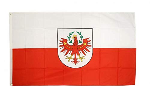 Flaggenfritze Fahne/Flagge Österreich Tirol 90 x 150 cm + gratis Sticker von Flaggenfritze
