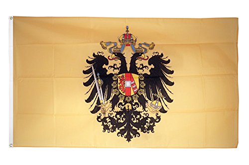 Flaggenfritze Fahne/Flagge Österreich-Ungarn 1815-1915 + gratis Sticker von Flaggenfritze