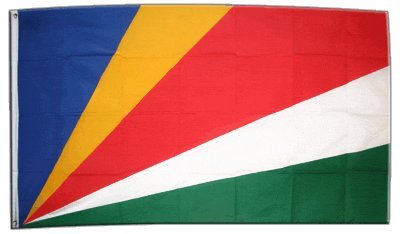 Flaggenfritze Fahne/Flagge Seychellen + gratis Sticker von Flaggenfritze