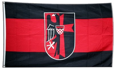 Flaggenfritze Fahne/Flagge Sudetenland mit Wappen + gratis Sticker Flaggenfritze Fahne/Flagge Sudetenland mit Wappen + gratis Sticker von Flaggenfritze