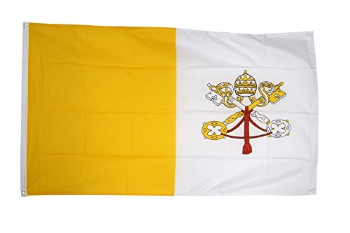 Flaggenfritze Fahne/Flagge Vatikan + gratis Sticker von Flaggenfritze