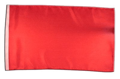 Flaggenfritze Flagge/Fahne Einfarbig Rot + gratis Sticker von Flaggenfritze