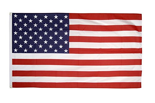 Flaggenfritze Flagge USA Amerika, amerikanische Fahne mit Metallösen 90 x 150 cm+ gratis Sticker von Flaggenfritze