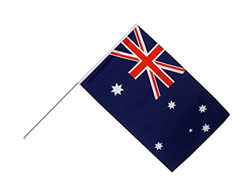 Flaggenfritze Große Stockflagge/Stockfahne Australien + gratis Sticker von Flaggenfritze