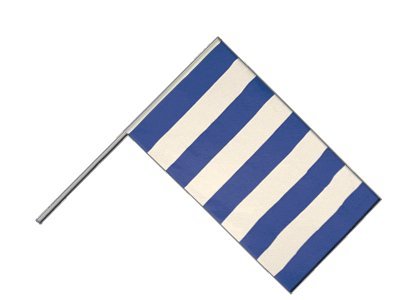 Flaggenfritze Große Stockflagge/Stockfahne Streifen blau weiß + gratis Sticker Flaggenfritze Große Stockflagge/Stockfahne Streifen blau weiß + gratis Sticker von Flaggenfritze