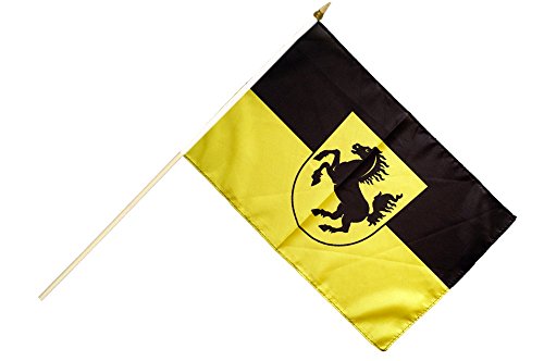 Flaggenfritze Stockflagge/Stockfahne Stadt Stuttgart + gratis Sticker von Flaggenfritze