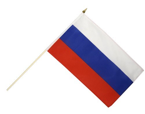 Flaggenfritze Stockflagge Russland - 30 x 45 cm von Flaggenfritze