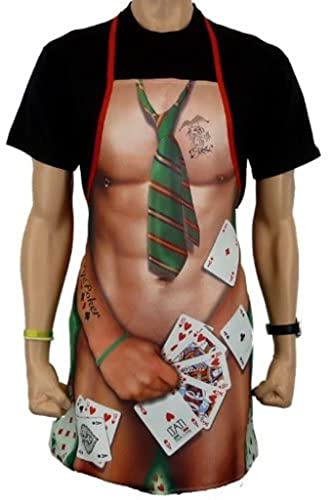 Schürze Strip Poker Man Kochschürze Grillschürze Sexy NEU 34608 von Flaggenparadies