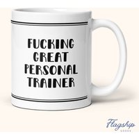 Verdammt Tolle Personal Trainer Tasse | Lustiges Geschenk Weihnachten Geburtstag Ruhestand Verlassen Danke von FlagshipGoodsShop