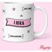 Waage Sternzeichen Merkmale Tasse | Horoskop Astrologie Becher Geschenk Geburtstag Weihnachtsgeschenk Oktober Geburtstagsgeschenk Für von FlagshipGoodsShop