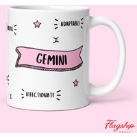 Zwillinge Sternzeichen Merkmale Tasse | Horoskop Astrologie Geburtstag Weihnachtsgeschenk Mai Juni Geburtstagsgeschenk Geschenk Für von FlagshipGoodsShop