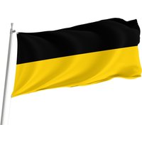 Aachen Flagge Mit Messingösen, Einzigartiger Designdruck, Doppelseitige Große Flagge, Größe 90x150cm, Made in Eu von Flagstores