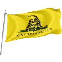 Flag Of Historical Gadsden Dont Tread On Me, Einzigartiges Design Druck, Flaggen Für Den Innen- Und Außenbereich, Größe - 3x5 Ft/90x150 cm von Flagstores