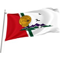 Flagge Von Arizona, Einzigartiger Designdruck, Doppelnähte, Helle Farben, Verstärktes Gewebe, Größe 90x150cm, Gartenfahnen von Flagstores