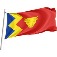 Flagge Von Birmingham, Einzigartiger Designdruck, Flaggen Für Innen- Und Außenbereich, British County, Größe - 90x150cm, Made in Eu von Flagstores