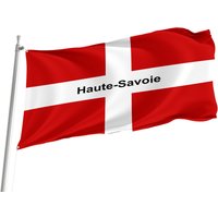 Flagge Von Haute-Savoie Mit Messingösen, Frankreich, Einzigartiger Designdruck, Doppelseitige Große Flagge, Größe 90x150 cm, Hergestellt in Der Eu von Flagstores