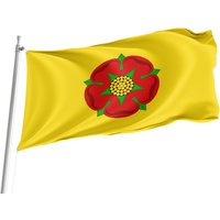 Flagge Von Lancashire, Einzigartiger Designdruck, Flaggen Für Innen- Und Außenbereich, British County, Größe - 90x150cm, Made in Eu von Flagstores