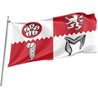 Flagge Von Leicestershire, Flaggen Für Den Innen- Und Außenbereich, Größe - 90x150cm, Made in Eu von Flagstores