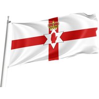 Flagge Von Nordirland | 1953-1972, Einzigartiger Designdruck, Flaggen Für Den Innen - Und Außenbereich, British County, Größe 3x5Ft/90x150cm von Flagstores