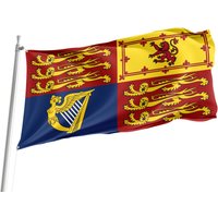 Flagge Von Royal Standard Des Vereinigten Königreichs, Einzigartiger Designdruck, Flaggen Für Den Innen- Und Außenbereich, British County, Größe von Flagstores