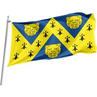 Flagge Von Shropshire, Flaggen Für Den Innen- Und Außenbereich, Größe - 90x150cm, Made in Eu von Flagstores