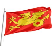 Flagge Von Wessex, Einzigartiges Design Druck, Flaggen Für Drinnen & Outdoor, British County, Größe - 3x5Ft/90x150cm, Made in Eu von Flagstores