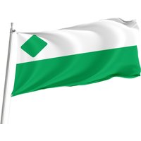 Grüne Partei Der Vereinigten Staaten Flagge Mit Messingösen, Einzigartiger Designdruck, Doppelseitige Große Flagge, Größe 90x150cm von Flagstores