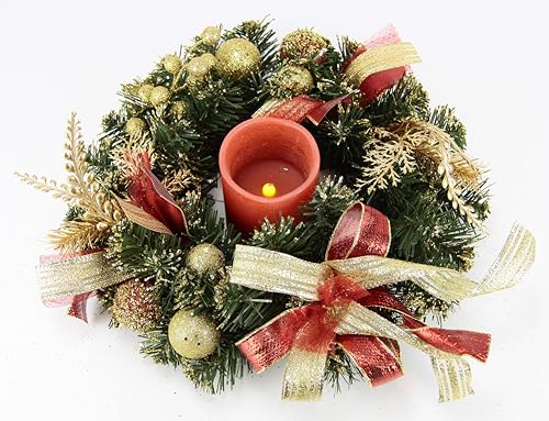 Adventskranz dekoriert mit LED-Kerze Beeren Zweige Kugeln Schleife 30cm Weihnachtskranz Kerzenkranz Tischkranz Tischdeko Tannenkranz Kranz Mittelstücke Kerzenhalter Weihnachtsdeko geschmückt Adventskranz dekoriert mit LED-Kerze Beeren Zweige Kugeln Schleife 30cm Weihnachtskranz Kerzenkranz Tischkranz Tischdeko Tannenkranz Kranz Mittelstücke Kerzenhalter Weihnachtsdeko geschmückt von Flair Flower