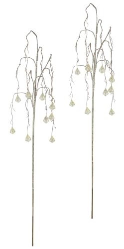 Dekozweig mit Acryl-Steinchen 68cm 2er Set Adventskranz AST Äste Blume Deko Einzelblume Floristik Girlande Glitzer Hochzeit Kränze Kunstblume Künstlich Kunstzweig Weihnachtsdeko Weihnachtszweig Zweig Dekozweig mit Acryl-Steinchen 68cm 2er Set Adventskranz AST Äste Blume Deko Einzelblume Floristik Girlande Glitzer Hochzeit Kränze Kunstblume Künstlich Kunstzweig Weihnachtsdeko Weihnachtszweig Zweig von Flair Flower