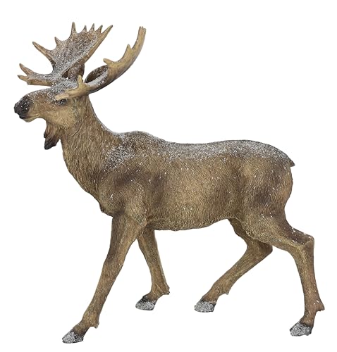 Elch Figur beschneit 34x35x19cm Rentier Dekofiguren Skulptur Statue Deko-Objekt Weihnachtsfigur Weihnachtsdeko Waldtier Statue Gartendeko Deko Tierfigur Rentier Hirsch Dekohirsch Hirschfigur Landhaus Elch Figur beschneit 34x35x19cm Rentier Dekofiguren Skulptur Statue Deko-Objekt Weihnachtsfigur Weihnachtsdeko Waldtier Statue Gartendeko Deko Tierfigur Rentier Hirsch Dekohirsch Hirschfigur Landhaus von Flair Flower