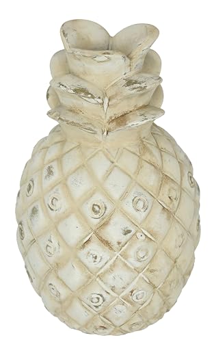 Flair Flower Dekoobjekt Ananas aus Keramik dekorative Statue Ananas Deko-Ananas Altweiß Deko Outdoor Creme Shabby Landhaus Gartenfigur Geschenk künstliches Obst Gartendeko Accessoire Ornamente, 20cm Flair Flower Dekoobjekt Ananas aus Keramik dekorative Statue Ananas Deko-Ananas Altweiß Deko Outdoor Creme Shabby Landhaus Gartenfigur Geschenk künstliches Obst Gartendeko Accessoire Ornamente, 20cm von Flair Flower