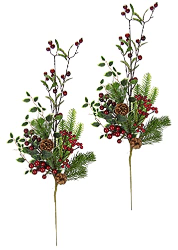 Flair Flower Künstlicher Beerenzweig Deko Zweig mit Beeren und Blätter grün rot groß AST Blumenkünstlich Äste für Bodenvase Weihnachtsdeko Floristik Kunstblume Kunstzweig, 66x14x14cm Flair Flower Künstlicher Beerenzweig Deko Zweig mit Beeren und Blätter grün rot groß AST Blumenkünstlich Äste für Bodenvase Weihnachtsdeko Floristik Kunstblume Kunstzweig, 66x14x14cm von Flair Flower