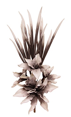 Flair Flower Soft-Blumenarrangement Kunststoff, braun/weiß, 77 x 28 x 18 cm von Flair Flower