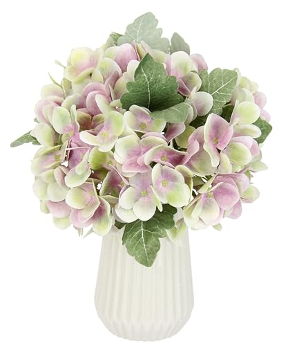 Hortensien-Bouquet in Vase Künstlicher Hortensienbusch Hortensienbouquet Kunstblumen Strauß Bouquet Arrangement Seidenblumen Blumenstrauß Blumenbouquet Blumenarrangements Hochzeitsdeko Tischdeko, rosa Hortensien-Bouquet in Vase Künstlicher Hortensienbusch Hortensienbouquet Kunstblumen Strauß Bouquet Arrangement Seidenblumen Blumenstrauß Blumenbouquet Blumenarrangements Hochzeitsdeko Tischdeko, rosa von Flair Flower