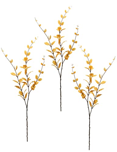Flair Flower Künstlicher Zweig mit Blätter Blattzweig Kunstblumen Herbstlaub Dekozweig Floristik Deko Blumendeko AST Herbstdeko Kunstzweig Dekoast Pflanzen Eukalyptus, ca. 100x12x5 cm, Orange Flair Flower Künstlicher Zweig mit Blätter Blattzweig Kunstblumen Herbstlaub Dekozweig Floristik Deko Blumendeko AST Herbstdeko Kunstzweig Dekoast Pflanzen Eukalyptus, ca. 100x12x5 cm, Orange von Flair Flower