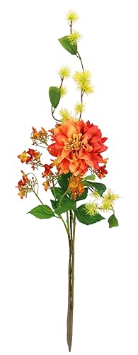 Flair Flower Kunstblumen 3er Set Dahlien-Zweig Blütenzweig Zaubernuss-Zweig Seidenblumen Stielblumen-Sortiment Einzelblume Einzelzweig Herbstzweig Herbstliche Blumen Herbst-Deko Herbstblume, orange Flair Flower Kunstblumen 3er Set Dahlien-Zweig Blütenzweig Zaubernuss-Zweig Seidenblumen Stielblumen-Sortiment Einzelblume Einzelzweig Herbstzweig Herbstliche Blumen Herbst-Deko Herbstblume, orange von Flair Flower