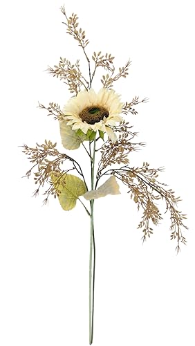Kunstblumen Set Sonnenblume mit Dekozweig Creme 70cm Seidenblume für Vase Herbstdeko Tischdeko Blumenarrangement Wohndeko Floristik Kunstpflanze Sonnenblumenzweig künstlich Deko Kunstblumen Set Sonnenblume mit Dekozweig Creme 70cm Seidenblume für Vase Herbstdeko Tischdeko Blumenarrangement Wohndeko Floristik Kunstpflanze Sonnenblumenzweig künstlich Deko von Flair Flower