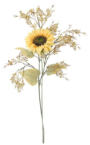 Kunstblumen Set Sonnenblume mit Dekozweig Creme 70cm Seidenblume für Vase Herbstdeko Tischdeko Blumenarrangement Wohndeko Floristik Kunstpflanze Sonnenblumenzweig künstlich Deko Kunstblumen Set Sonnenblume mit Dekozweig Creme 70cm Seidenblume für Vase Herbstdeko Tischdeko Blumenarrangement Wohndeko Floristik Kunstpflanze Sonnenblumenzweig künstlich Deko von Flair Flower