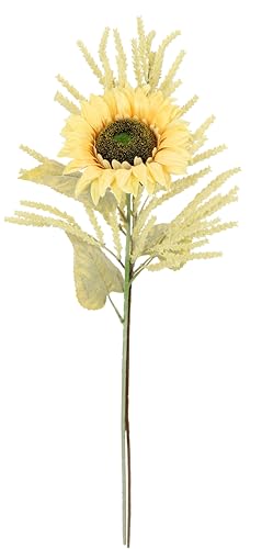 Kunstblumen Sonnenblume Astilbe 2er Set 80cm Seidenblume Stielblumen-Sortiment künstliche Einzelblumen wie echt für Vase Herbstzweig Herbstliche Blumen Herbst-Deko Herbstblume Dekoblume, hellgelb Kunstblumen Sonnenblume Astilbe 2er Set 80cm Seidenblume Stielblumen-Sortiment künstliche Einzelblumen wie echt für Vase Herbstzweig Herbstliche Blumen Herbst-Deko Herbstblume Dekoblume, hellgelb von Flair Flower
