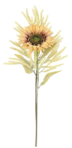 Kunstblumen Sonnenblume Astilbe 2er Set 80cm Seidenblume Stielblumen-Sortiment künstliche Einzelblumen wie echt für Vase Herbstzweig Herbstliche Blumen Herbst-Deko Herbstblume Dekoblume, mauve von Flair Flower